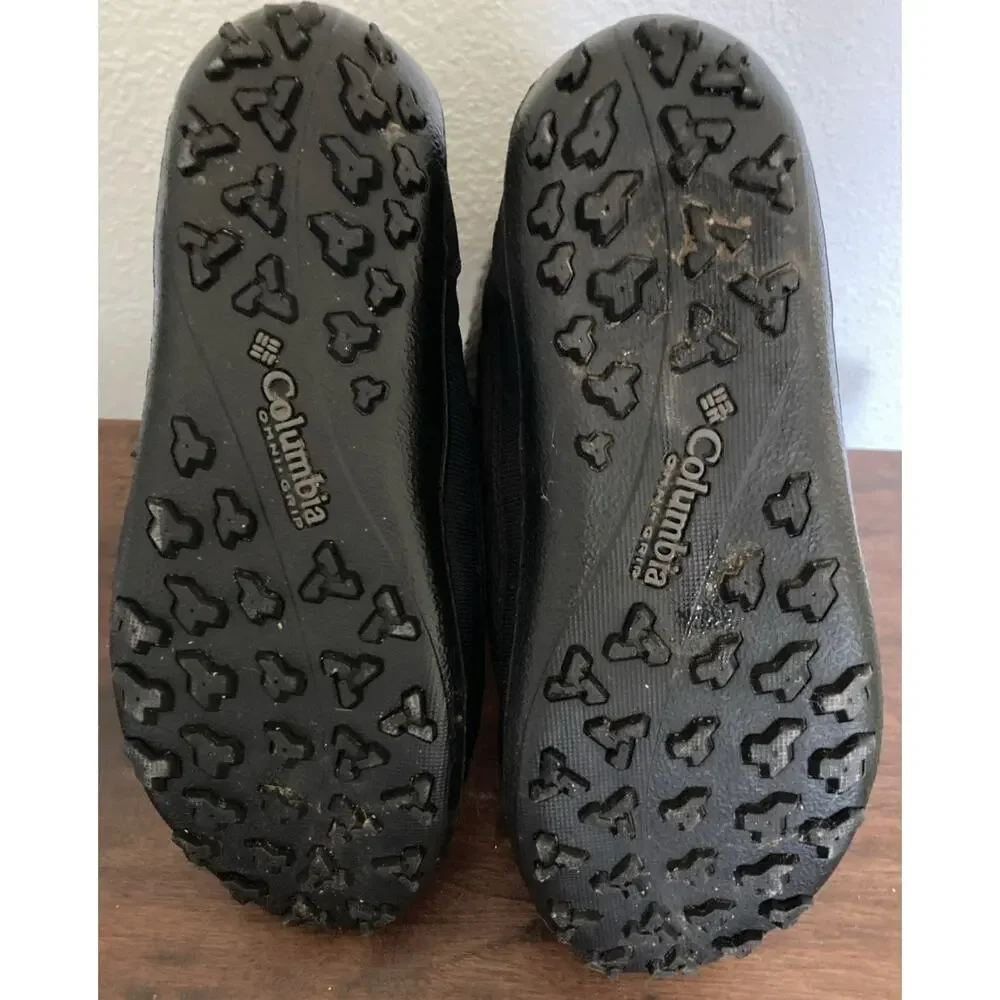 Columbia Minx Mid II Black Waterproof Winter Snow Boots Omni Heat Size 6.5